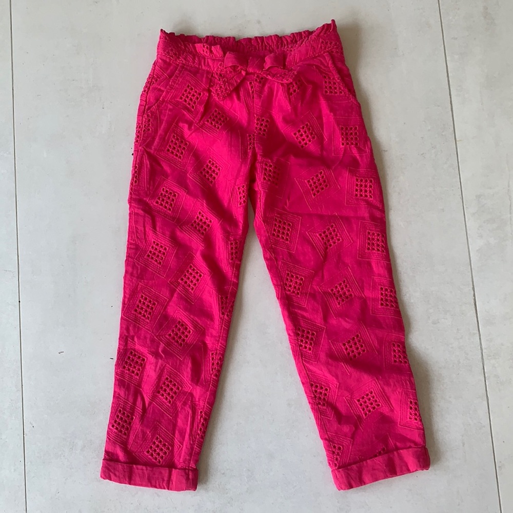 Pink Patterned Pants